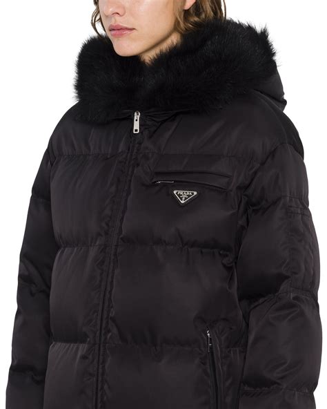 prada nylon puffer|nylon gabardine prada.